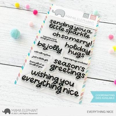 Mama Elephant Clear Stamps - Everything Nice
